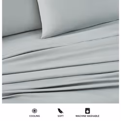 UGG 11824 Alahna Twin Bed Sheets and Pillowcases 3-Piece Set Sleep in Luxury Machine Washable Deep Pockets Wrinkle-Resistant Breathable Cozy Comfort S