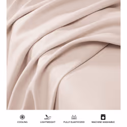 UGG 20928 Alahna Twin XL Bed Sheets and Pillowcases 3-Piece Set Sleep in Luxury Machine Washable Deep Pockets Wrinkle-Resistant Breathable Cozy Comfor