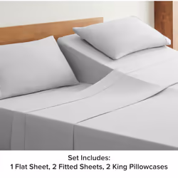 UGG 33611 Alahna Split King Bed Sheet and Pillowcase 5-Piece Set Sleep in Luxury Machine Washable Deep Pockets Wrinkle-Resistant Breathable Cozy Comfo