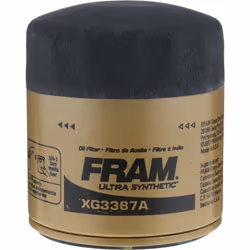 FRAM Ultra Synthetic Automotive Replacement Oil Filter, Designed for Synthetic Oil Changes Lasting up to 20k Miles, XG3387A with SureGrip (Pack of 1)