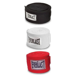 Everlast 120 Inch Polyester Cotton Boxing Sparring Training Hand Wraps with Thumb Strap Support for Boxing and MMA Training (3 Pack)