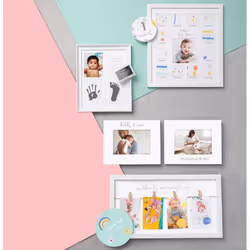 C.R. Gibson Baby's First Year Photo Frame with Milestone Stickers  12'
