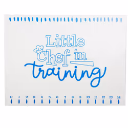 CR Gibson Kids in The Kitchen Silicone Mat and Rolling Pin for Children  Multicolor