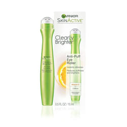 Garnier Clearly Brighter Anti-Puff Eye Roller  0.5 Fl Oz (15mL)  1 Count (Packaging May Vary)