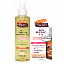 Palmer's Skin Therapy Oil Face bundle (Oil & Cleanser)