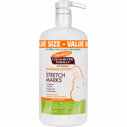 Palmer's Cocoa Butter Formula Massage Lotion For Stretch Marks Pregnancy Skin Care Belly Cream with Collagen Elastin Arga ...
