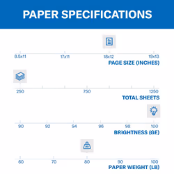 Hammermill Cardstock  Premium Color Copy  80 lb  18 x 12-1 Pack (250 S
