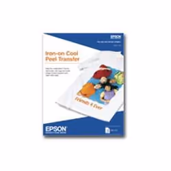 Epson Iron-on Cool Peel Transfer - 8.5" x 11" - 10 Sheet, 10 sheets, 8.5 x 11"