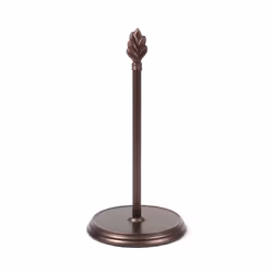Leaf Cast Iron Dispenser, Nature-Inspired Kitchen Countertop Paper Towel Holder, Holds Both Standard & Jumbo Rolls, Bronze