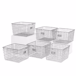 Spectrum Diversified 47970-6 Wire Storage Basket Medium Chrome