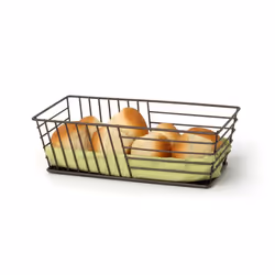 Spectrum Diversified Wright Basket  Classic Kitchen Design for Breads  Roll  Muffin  Pastries & Baked Good Storage  Traditional Style Snack & Food Hol