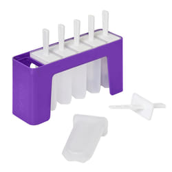 Tovolo Silicone Groovy Popsicle Molds with Tray Spring Green  Ice Pop Molds with 6 Cavities for Homemade Ice Pops  Frozen Sn