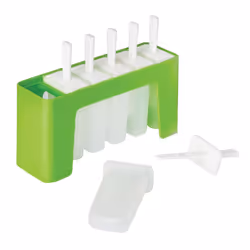 Tovolo Silicone Wavy Popsicle Molds with Tray Royal Purple  Ice Pop Molds with 6 Cavities for Homemade Ice Pops  Frozen Snac
