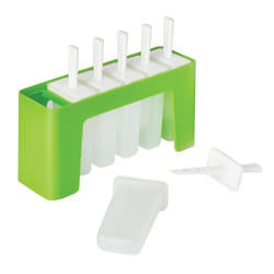 Tovolo Silicone Wavy Popsicle Molds with Tray Royal Purple  Ice Pop Molds with 6 Cavities for Homemade Ice Pops  Frozen Snac