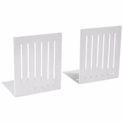 Spectrum Diversified Large Rectangle Bookends White