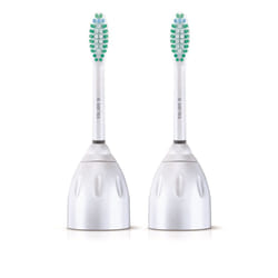 Philips Sonicare Genuine E-Series Replacement Toothbrush Heads  2 Brush Heads  White  HX7022/66