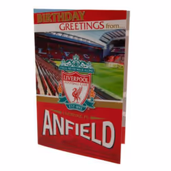 Liverpool F.C. Happy Birthday Card Liverpool FC Liverpool Football Club Birthday Card Happy Birthday Liverpool Card Multi ...