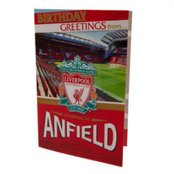 Liverpool F.C. Happy Birthday Card Liverpool FC  Liverpool Football Club Birthday Card  Happy Birthday Liverpool Card  Multi  One Size  b01bcplv