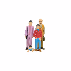 Marvel - 136 Education Pretend Play Hispanic Family, Toy Figures for Kids