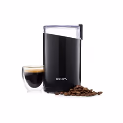 Krups F20342, Blade grinder, Black, Plastic, 200 W, 600 g, 80 mm