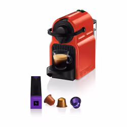 Krups Nespresso XN1005K, Espresso machine, 0.7 L, Coffee capsule, 1260 W, Red