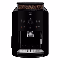 Krups Arabica EA8110, Espresso machine, 1.7 L, Coffee beans, Built-in grinder, 1450 W, Black