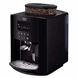 Krups Arabica EA817040, Espresso machine, 1.7 L, Coffee beans, Built-in grinder, Black