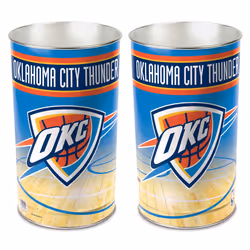 WinCraft NBA Oklahoma City Thunder Wastebasket Tapered 15"" H