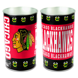 NHL Chicago Blackhawks Tapered Wastebasket  15""