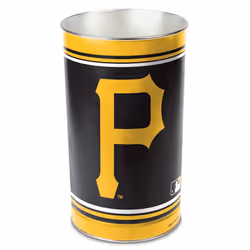 Wincraft MLB Pittsburgh Pirates Tapered Wastebasket 15 H
