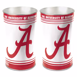 Wincraft NCAA 9807913 West Virginia University Wastebasket Tapered 15"""" H
