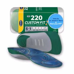 Dr. Scholls Custom Fit Orthotics 3/4 Length Inserts CF 220 Customized for Your Foot & Arch Immediate All-Day Pain Relief ...