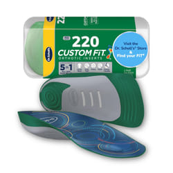 Dr. Scholls Custom Fit Orthotics 3/4 Length Inserts  CF 220  Customized for Your Foot & Arch  Immediate All-Day Pain Relief  Lower Back  Knee  Plantar