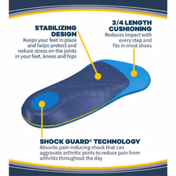 Dr. Scholl's Arthritis Support Insoles, Women, 1 Pair