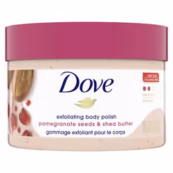 Dove 11111002029, Body scrub, Women, Dry skin, Normal skin, Moisturizing, Softening, Jar, Water (eau), glycerin, hydrated sil ...