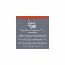 Dove Men+care Body and Face Bar More Moisturizing Than Bar Soap Deep clean Effectively Washes Away Bacteria  Nourishes Your Skin  375 Ounce (Pack of 8