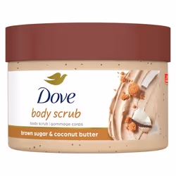 Scrub Brown Sugar & Coconut Butter For Silky Smooth Skin Body Scrub Exfoliates & Restores Skin's Natural Nutrients 298ml