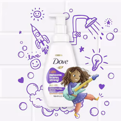 Dove Kids Care Body Wash Berry Smoothie Foaming Wash, 2x400ml