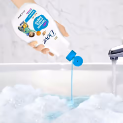 Dove Kids Care Bubble Bath Cotton Candy for Delicate Skin, 4x591ml
