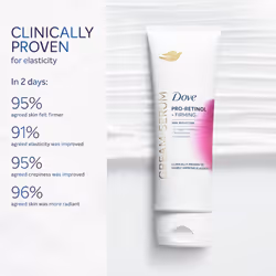 Dove Body Cream Serum Pro-Retinol + Firming for Elasticity and Firmness with Collagen Peptides  Niacinamide and Antioxidants Lotion  8 oz