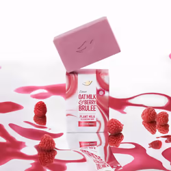 Dove Plant Milk Cleansing Bar Soap Oat Milk & Berry Brulee Moisture Marvel 4 Count for Moisturized Skin Gentle Cleanser  No Sulfate Cleansers or Parab