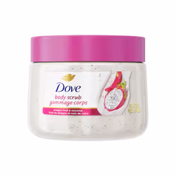 Dove Body Scrub Dragon Fruit & Coconut Cream For SIlky Smooth Skin Body Scrub Exfoliates and Provides Lasting Nourishment 15 ...