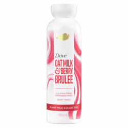 Dove Plant Milk Cleansing Body Wash Oat Milk & Berry Brulee for Moisturized Skin Gentle Cleanser No Sulfate or Parabens pH ...