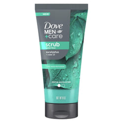 Dove Men+Care Eucalyptus Body and Face Scrub Deeply Exfoliates for Hydrated & Nourished Skin 100% Gentle Cleanser  No Sulfate Cleansers or Parabens