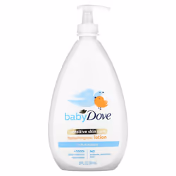 Dove, Baby, Sensitive Skin Care, Hypoallergenic Lotion, Rich Moisture, 20 fl oz (591 ml)