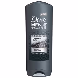 Dove Men + Care Elements Body Wash  Charcoal and Clay  13.5 Ounce (Pack of 3)