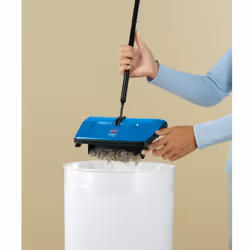 BISSELL Sturdy Sweep | Lightweight Carpet Sweeper | 2402E, Blue