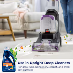 Bissell OXY Clean + Refresh with Febreze Original Gain Scent Formula (60oz)  Upright Carpet Cleaner Formula for Capets  Upholstery & Stairs