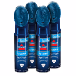 BISSELL Spot and Stain Fabric and Upholstery Cleaner Brush Head - 4 Pack 93519