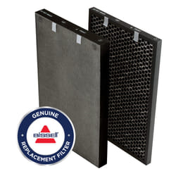 BISSELL air220 Air Purifier Replacement HEPA + Pre-Filter and Activated Carbon Filter Pack  3315   Black